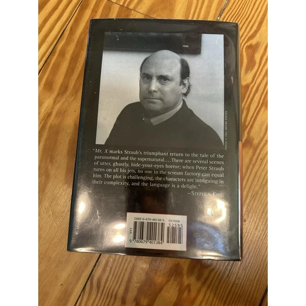 Mr. X by Peter Straub (1999, Hardcover) Signed First Edition,1st Print Horror